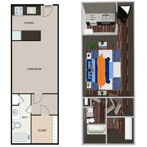 A2-studiox1-455 Sq.Ft.*